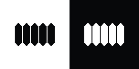 Roof tile icon symbol. Simple, flat design for web and mobile app