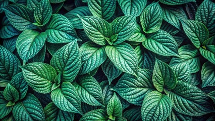 A Lush Tapestry of Deep Green Foliage, Abundant and Vibrant, Creates a Serene Natural Background