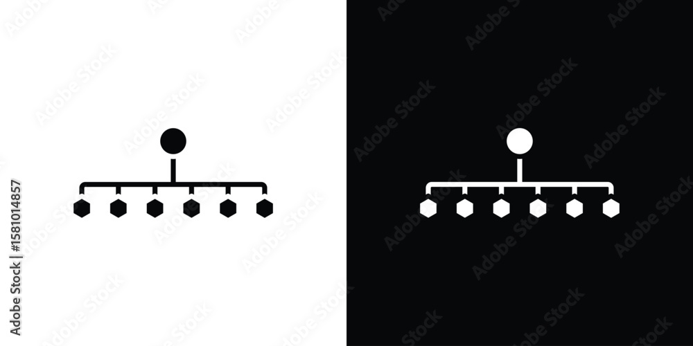 Poster classification icon symbol. simple, flat design for web and mobile app