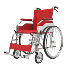 wheelchair isolated on white background