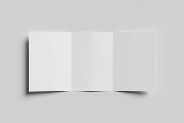 A4 Trifold Brochure Mockup