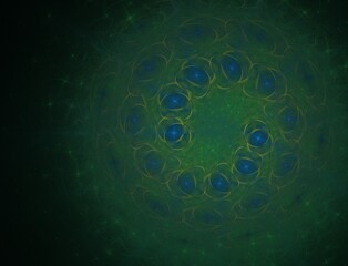 Imaginatory fractal abstract background Image