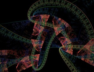 Obraz premium Imaginatory fractal abstract background Image