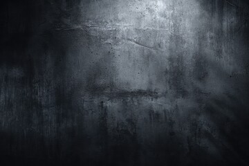 Obraz premium Dark textured concrete wall with subtle lighting, showing a moody, industrial, and grunge atmosphere