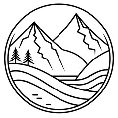 Abstract Alpine Flow