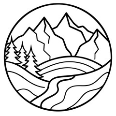 Abstract Alpine Flow