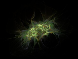 Imaginatory fractal abstract background Image