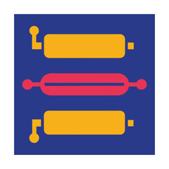 Rolling Pin Frames in Classic Traditional Kitchen Style