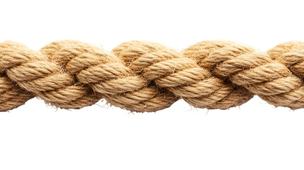 Thick Beige Rope Texture Close Up