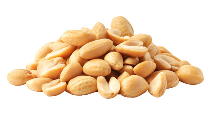 Roasted peanuts pile snack food delicious healthy