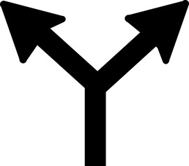 Double Arrow with transparent background 