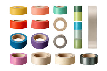 Colorful DIY Washi Tapes and Stickers Perfect for Creative Projects and Crafts