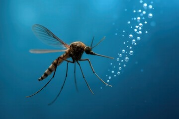 A Mosquito's Bubble Solo