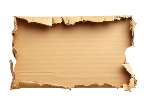 Ripped cardboard texture background design element