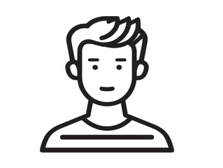 Character Creation Kit Icon in Vector Line Style  