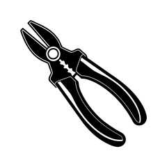 pliers silhouette vector art