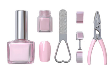 Nail Care Tools Set with Nail Polish, File, Cuticle Nipper, and Accessories for DIY Manicure
