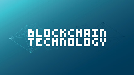 Blockchain technology. Decentralization. Vector illustration for decentralized finance, business, finance, cryptocurrency, digital global trade, payment, exchange