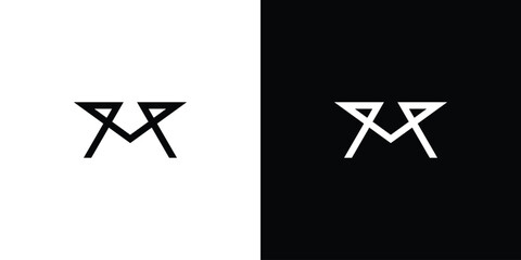 Modern and Unique letter M initials logo design