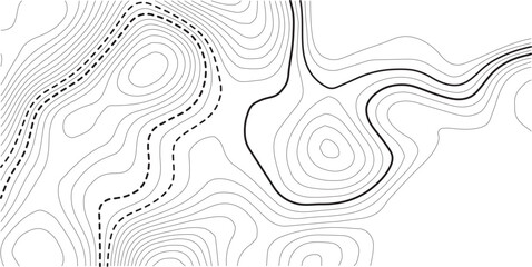 Geographic World Topography map grid abstract vector illustration. Topographic map contour background. Topo map with elevation. Contour map vector