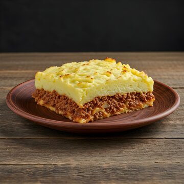 French-style baked mashed potato and minced meat casserole &ndash; Hachis Parmentier