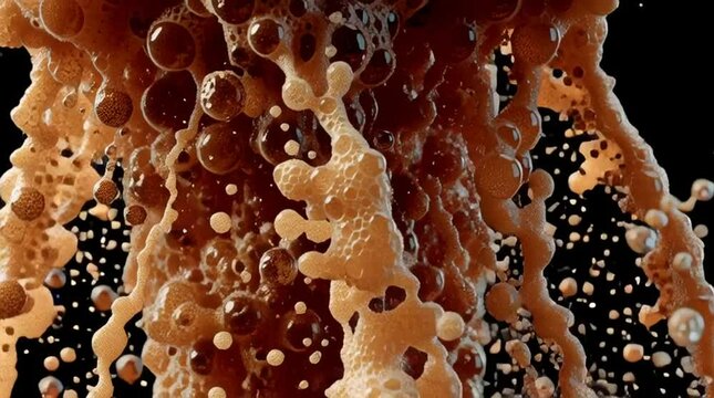 The Explosive Dance of Root Beer: A Slow-Motion Spectacle of Fizz and Foam