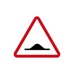 Bump Ahead Traffic Sign