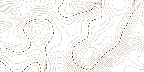 Stylized terrain map with isolines representing elevation. Abstract topographic design with a natural layout. Suitable for digital maps, backgrounds, and print