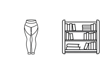 Leggings and bookshelf pants clothing