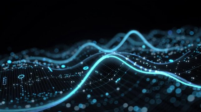Pulsing Blue Hologram: A Close-Up of Dynamic Neural Network Learning Curves in Real Time