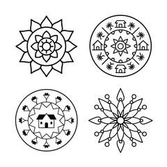 Fototapeta premium Indian Mandala