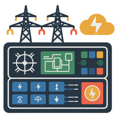 Power Grid Management System with Energy Control Interface
