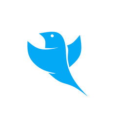 silhouette of a flock of birds vector illustration on a white background.