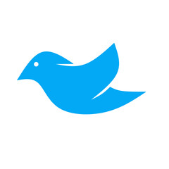 silhouette of a flock of birds vector illustration on a white background.