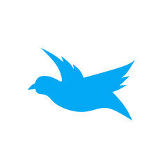 silhouette of a flock of birds vector illustration on a white background.