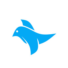 silhouette of a flock of birds vector illustration on a white background.