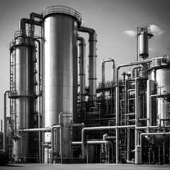 Chemical industry premises for the production of chemicals