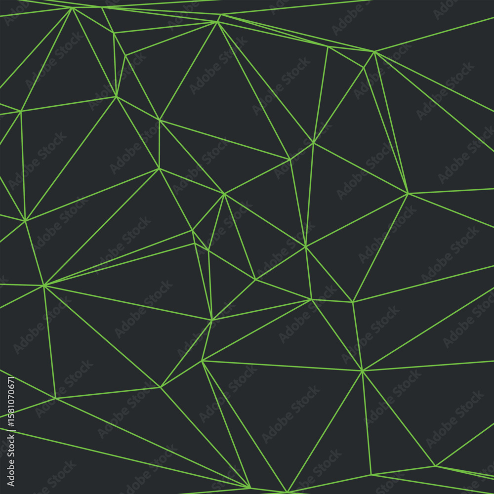 Aufkleber background abstract green line triangle. geometric line texture background. polygon pattern. retro s