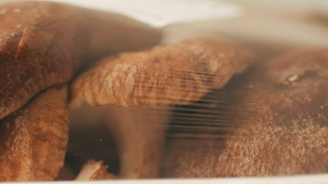 Healthy and fresh tasty vegetables Shiitake mushrooms 