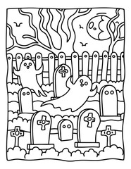 Halloween Easy Coloring Pages for Kids, Teens, and Adults | Coloring Pages – Spooky, Fun, and Easy Designs for Kids, Teens, and Adults | Cute Ghosts, Pumpkins, Witches & More