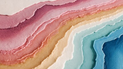 Colorful Layer Abstract Art