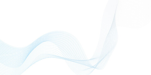  Abstract blue wave line white Background, blue red white ribbon abstract, colorful blend wave lines on transparent background, modern abstract glowing wave background.