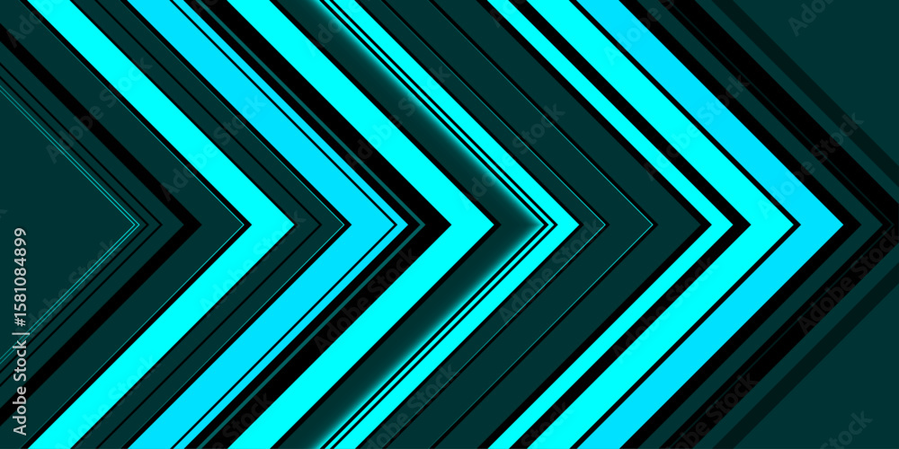Poster abstract pattern with arrow line – modern indicator template for business decoration art festival se