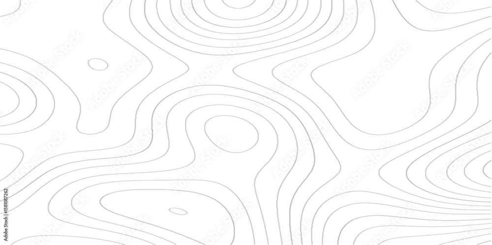 Aufkleber topographic contour geographic lines map seamless pattern, topographic map pattern featuring stylize