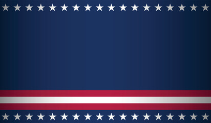 Background with american flag pattern, USA banner background with elements of the American flag