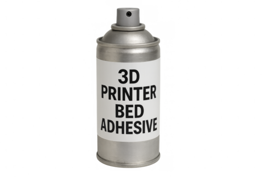 3d printer bed adhesive spray can on transparent background