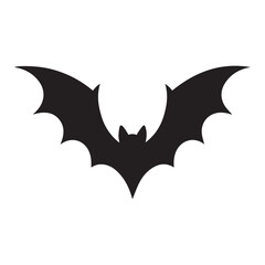 Black Bat Halloween  Silhouette Vector Designs