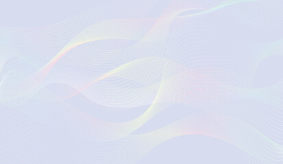 Abstract wavy lines create a vibrant gradient