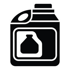 Laundry detergent icon vector design. Washing solution vector on white background