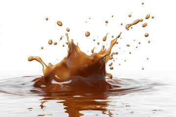 Water Splash Isolated on White